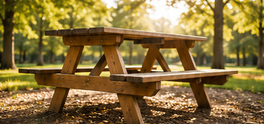 Commercial picnic table experts available to help